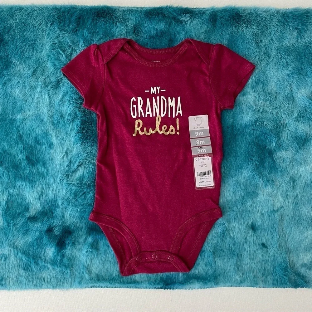 Carter’s Baby Girl Graphic Bodysuit Size 9 Months